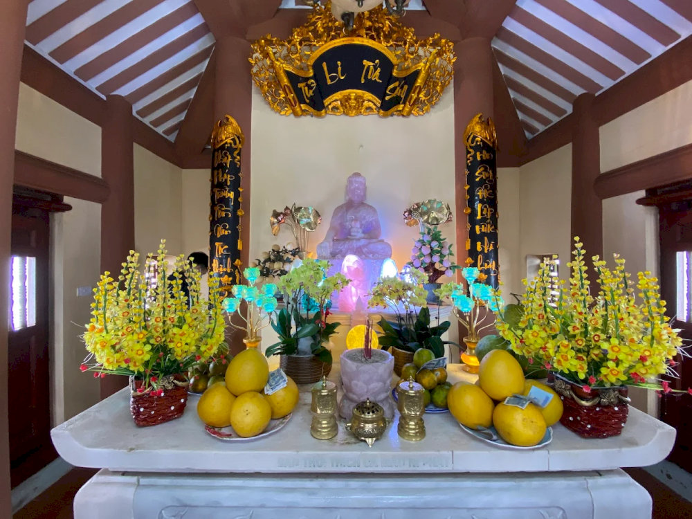 Hệ thống tượng hồng ngọc tại chùa Đại Tuệ